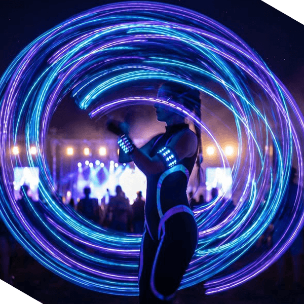 Dancing in a club
